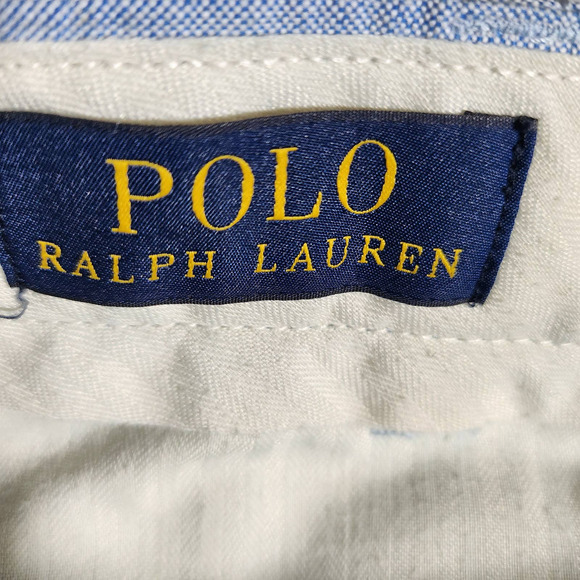 Polo Ralph Lauren Bermuda shorts color light-blue cotton sz 38 - Picture 4 of 7